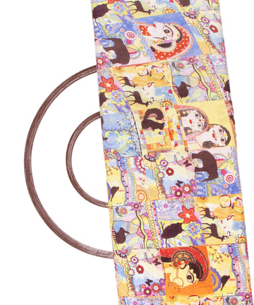 Multi Colour Kids Digital Print Muslin Fabric